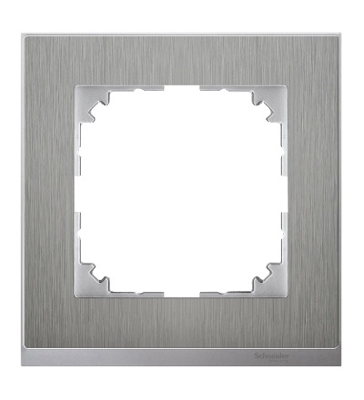 MTN4010-3646 Rámeček 1násobný M-Pure Decor, stainless steel/aluminium, Schneider Electric