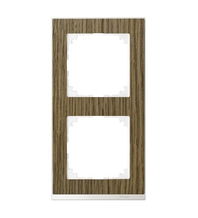 MTN4020-3674 Rámeček 2násobný M-Pure Decor, oak/active, Schneider Electric