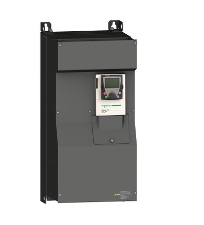ATV71HC11N4D Frekvenční měnič 110 kW, In = 215 A, 3 x 380 až 480 V, EMC filtr, bez SS tlumivky, graf. terminál, zesílená verze, Schneider Electric