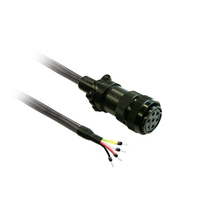 VW3M5D2AR30 power cable 3m shielded 1,3mm?, BCH2 MIL conn., Schneider Electric