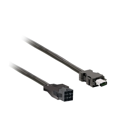 VW3M8D1AR50 encoder cable 5m shielded, BCH2 free leads, Schneider Electric