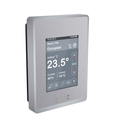 SE8650U0B00 SE8650 prostorový regulátor kvality vzduchu, čidlo vlhkosti, stříbrný, Schneider Electric