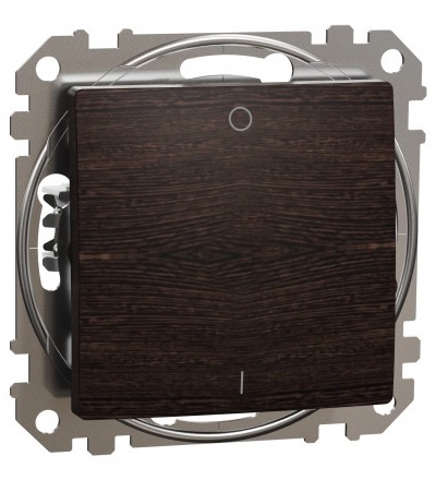 SDD181102 Spínač dvoupólový ř.2, Wenge, Schneider electric