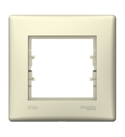 SDN5810547 Rámeček IP44 jednonásobný, beige, Schneider Electric