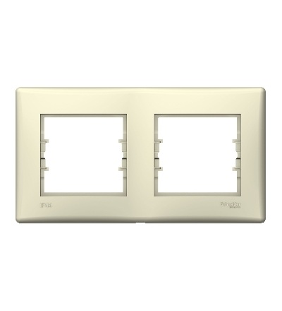 SDN5810647 Rámeček IP44 dvojnásobný, beige, Schneider Electric