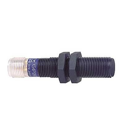 XS4P12MA230K Indukční čidlo XS4 M12, L61mm, PPS, Sn4mm, 24..240VAC/DC, 1/2, Schneider Electric