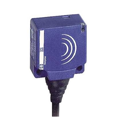 XS7E1A1NBL2 Indukční čidlo XS7 26x26x13, PBT, Sn10mm, 12..24VDC, kabel 2m, Schneider Electric