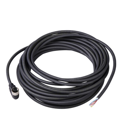 XZCP53P11L10 Konektor M12, samice, 90°, 8 pin, 10m předzapojený, Schneider Electric