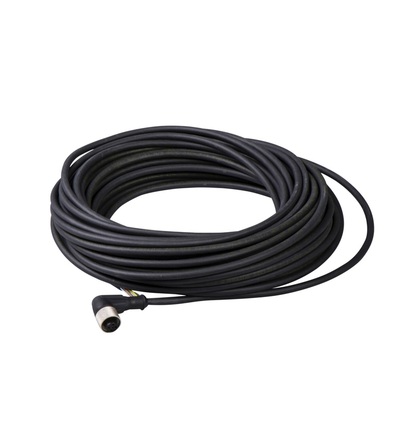 XZCP1264L15 Konektor M12, samice, 90°, 5 pin, 15m předzapojený, Schneider Electric