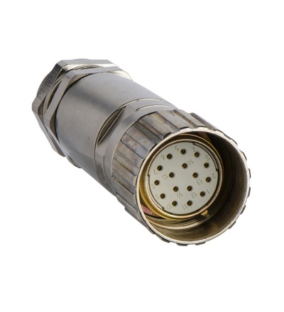 XZCC23FDM160S Samice, M23, 16-pin, přímý konektor, kabelová průchodka Pg 13,5, Schneider Electric