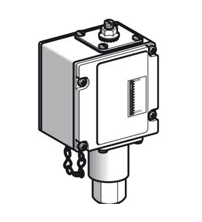 ADW4M129012 Tlakový spínač ADW 210 bar, adjustable scale 2 thresholds, 1OC, Schneider Electric