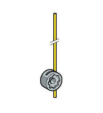 ZCKY53 Páka polohového spínače ZCKY-kov kruhová tyč.páka 3mm L=125mm-(-40..120°C), Schneider Electric