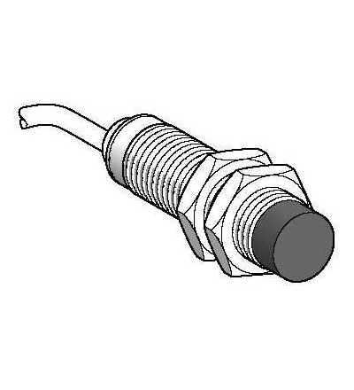 XS4P18AB120L2 Indukční čidlo XS4 M18, L40,6mm, PBT, Sn8mm, 12..24VDC, kabel 10m, Schneider Electric