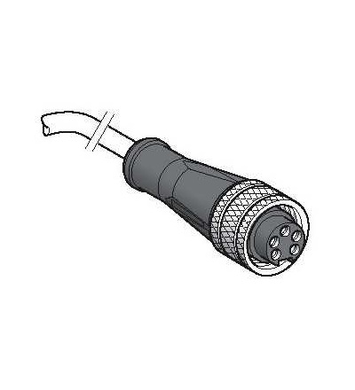 XZCP1764L2 Kabel s konektorem XZ, samice přímá, 7/8