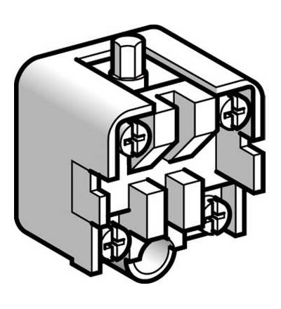 XCKZ01 Polohový spínač spínací jednotka XCKZ, 1C/O mžik., současně, postříbřený, Schneider Electric