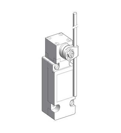 XCKJ110559H29 Pol.spín.XCKJ-termoplast.kruh.tyčová páka 6mm-1V/Z-mžik.funkce-kabel.vstup M20, Schneider Electric