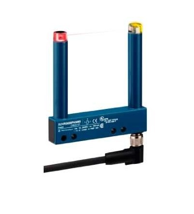 XUVR0608PBNM8 Fotoelektrické čidlo, XUV, vidlicové, 80X60mm, 12..24VDC, M8, Schneider Electric