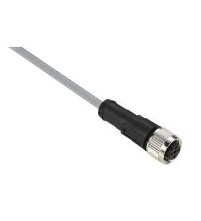 XZCPV1164L5 Kabel s konektorem XZ -samice přímá, M12, 5 pin, kabel PVC 5m, Schneider Electric