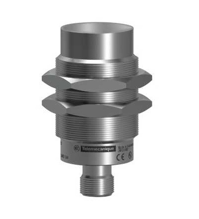 XS930R4PAM12 Indukční čidlo XS9 M30, L64mm, celokovové 303, Sn40mm, 12..24VDC, M12, Schneider Electric