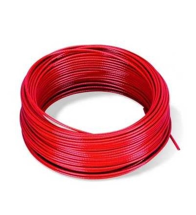 XY2CZ310 červený galvanizovaný kabel, O 3,2mm, L 100,5m, pro XY2, CH, Schneider Electric