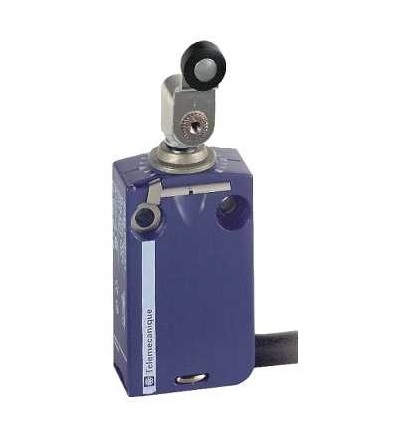 XCMD2125L2 Polohový spínač XCMD, páka s plast. kladkou, 1Z+1V, mžik. funkce, 2m, Schneider Electric