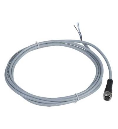 XZCPV1141L2 Kabel s konektorem XZ -samice přímá, M12, 4 pin, kabel PVC 2m, Schneider Electric