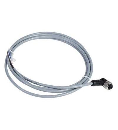 XZCPV1241L5 Kabel s konektoremXZ, samice zahnutá, M12, 4 pin, kabel PVC 5m, Schneider Electric