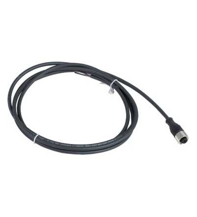 XZCP1141L2 Kabel s konektorem XZ, samice přímá, M12, 4 pin, kabel PUR 2m, Schneider Electric