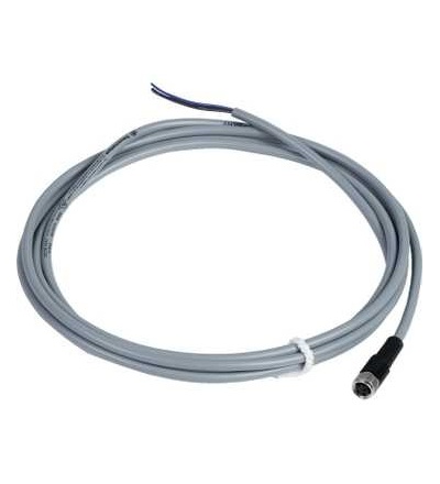 XZCPV0566L2 Kabel s konektorem XZ, samice přímá, M8, 3 pin, kabel PVC 2m, Schneider Electric