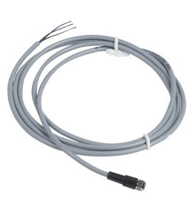 XZCPV0941L2 Kabel s konektorem XZ -samice přímá, M8, 4 pin, kabel PVC 2m, Schneider Electric