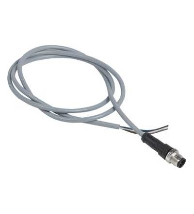 XZCPV1541L1 Kabel s konektorem XZ -samec přímá, M12, 4 pin, kabel PVC 1m, Schneider Electric
