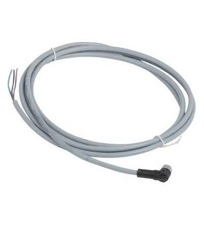 XZCPV1041L2 Kabel s konektorem XZ, samice zahnutá, M8, 4 pin, kabel PVC 2m, Schneider Electric