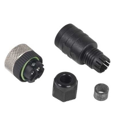 XZCC20FDM30B Konektor-samice-1/2 20UNF-3-pin-přímý konektor-kabelová průchodka Pg 7, Schneider Electric
