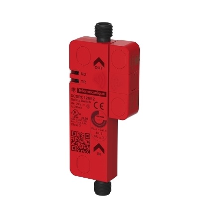 XCSRC12M12 Bezpečnostní RFID spínač, model Sériový, tovární nastavení - unikátní párování, konektro M12, Schneider Electric
