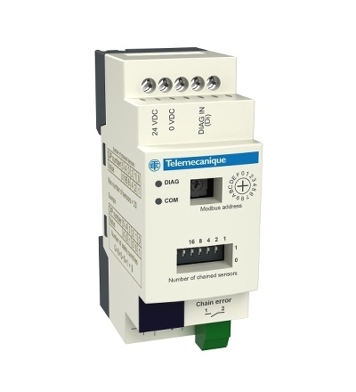 XCSRD210MDB Diagnostický modul pro XCSR - Sériový model, 2 výstupy MODBUS RTU RJ45, Schneider Electric