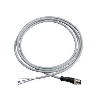 XZCPV1541L2 Kabel s konektorem XZ -samec přímá, M12, 4 pin, kabel PVC 2m, Schneider Electric