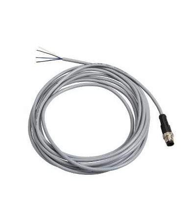 XZCPV1541L5 Kabel s konektorem XZ -samec přímá, M12, 4 pin, kabel PVC 5m, Schneider Electric