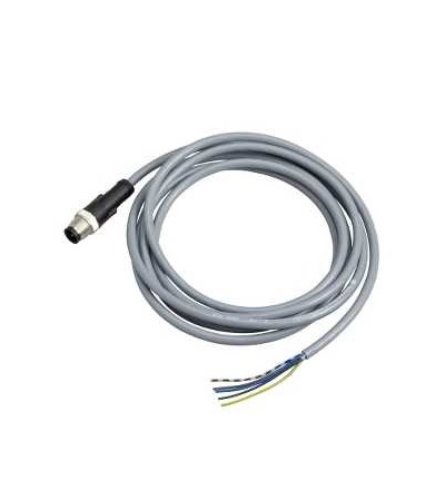 XZCPV1564L2 Kabel s konektorem XZ -samec přímá, M12, 5 pin, kabel PVC 2m, Schneider Electric