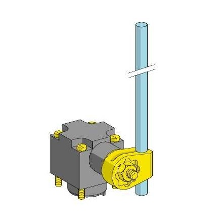 ZCKD59 Hlavice polohového spínače ZCKD-termoplastová kruh.tyčová páka 6mm L = 200mm, Schneider Electric