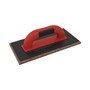 TOPTRADE hladítko ABS, plst hnědá, PROFESSIONAL, 250 x 130 x 10 mm 905105