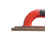 TOPTRADE hladítko ABS, plst hnědá, PROFESSIONAL, 250 x 130 x 10 mm 905105
