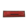 TOPTRADE hladítko ABS, plst hnědá, špaletové, PROFESSIONAL, 220 x 65 x 8 mm 109099