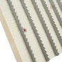 TOPTRADE škrabák dřevěný, hrubý zub, PROFESSIONAL, 220 x 140 mm 109148