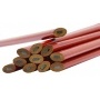 TOPTRADE tužka tesařská, červená, sada 12 ks, 250 mm 600008