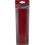 TOPTRADE tužka tesařská, červená, sada 12 ks, 250 mm 600008