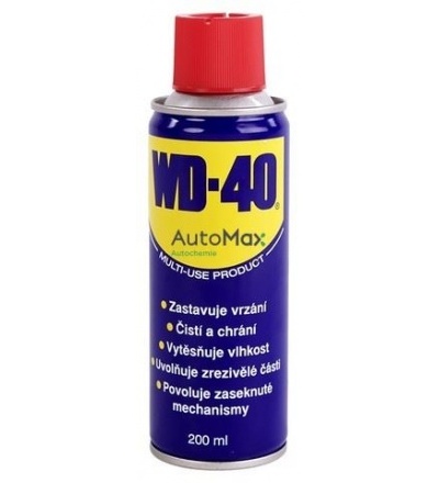 Mazivo univerzální WD40, 200 ml 800501