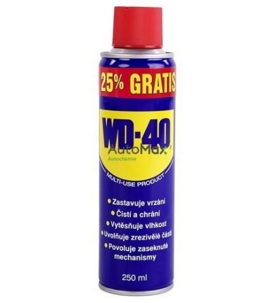 Mazivo univerzální WD40, 250 ml 800505