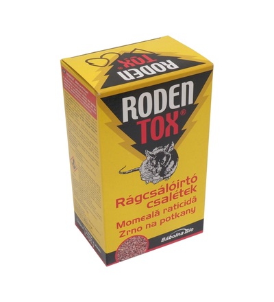 Návnada zrno na potkany, 150 g, RODENTOX bromadiolon 900021