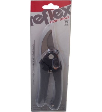REFLEX nůžky zahradnické, plastové, půlkulaté, 175 mm 307152