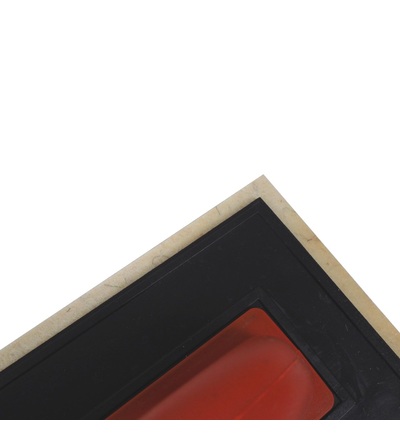 TOPTRADE hladítko ABS,  plst bílá, PROFESSIONAL, 250 x 130 x 8 mm 905673